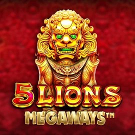 5 Lions Megaways by Pragmatic Play, showcased at fast-slot.nl – game logo