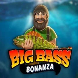 Big Bass Bonanza slot logo by Pragmatic Play at Fast Slots Casino