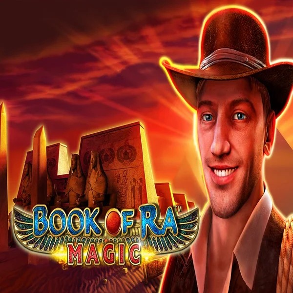 Book of Ra Magic online game logo by Greentube on fast-slot.nl