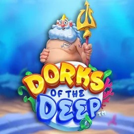 Dorks of the Deep slot logo by Hacksaw Gaming at Fast Slots Casino