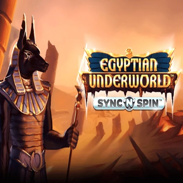 Egyptian Underworld logo by Greentube Fast Slots Casino
