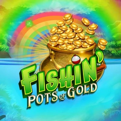 Slots logo of Fishin Pots Of Gold from Gameburger Studios at Fast Slots Casino