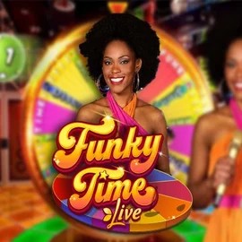 Funky Time logo – Live Casino by Evolution at Fast Slots Casino