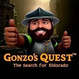 Gonzo's Quest slot logo by NetEnt at Fast Slots CasinoGonzo's Quest