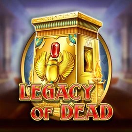 Official Slots logo: Legacy of Dead by Play'n GO at Fast Slots Casino