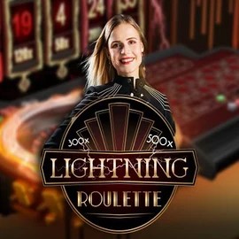 Lightning Roulette slot icon by Evolution, available at Fast Slots Casino