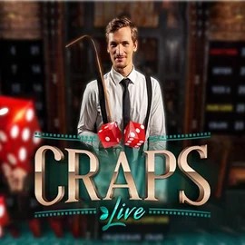 Live Craps online game logo by Evolution on fast-slot.nl